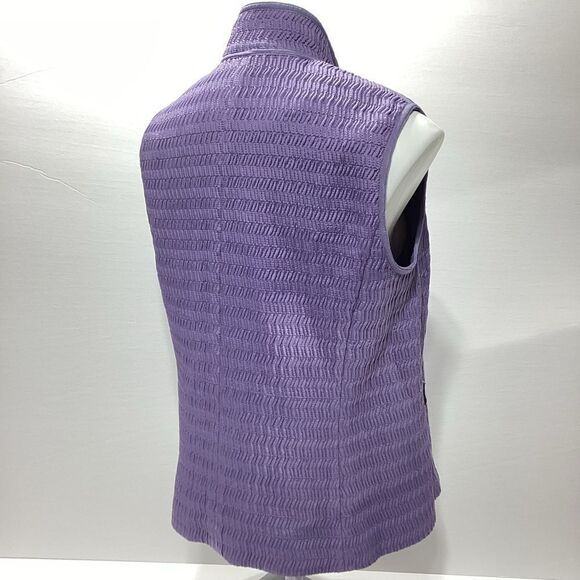 Artifacts The Collection Purple Textured Vest - Picture 2 of 3